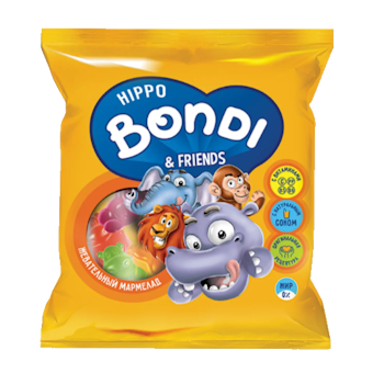 Мармелад HIPPO BONDI&FRIENDS 70 гр